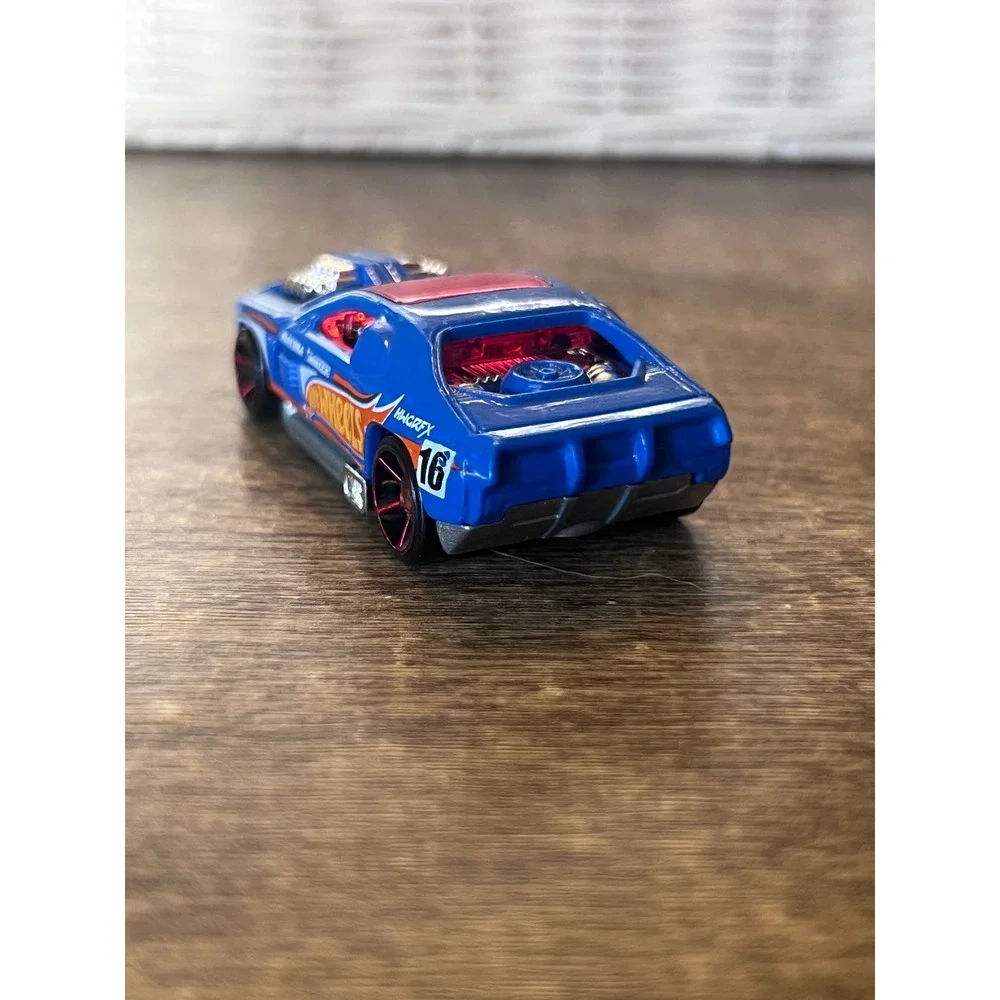 Hot Wheels Hollowback Blue Race Car Loose Die Cast EUC Play Cars Mattel